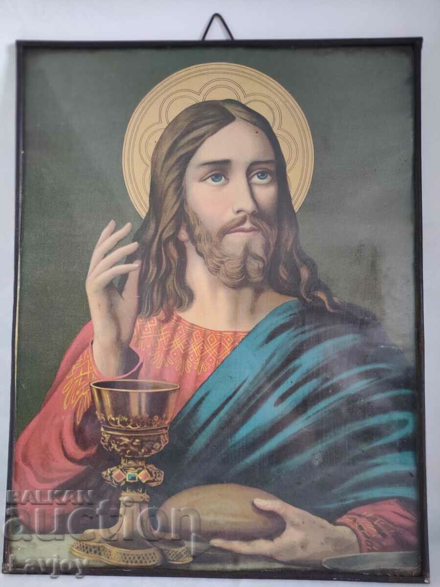 Old Russian Icon Lithograph
