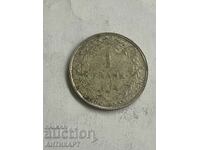 monedă de argint 1 franc Belgia 1912 argint