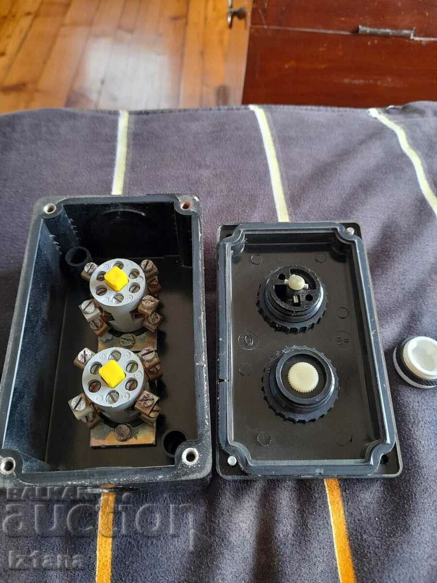 Delivery of Old electric counter, breaker, switch, switch Delivery of Old electric counter, breaker, switch, switch