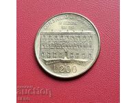 Italy-200 lire 1990-100 years Council of State of Italy