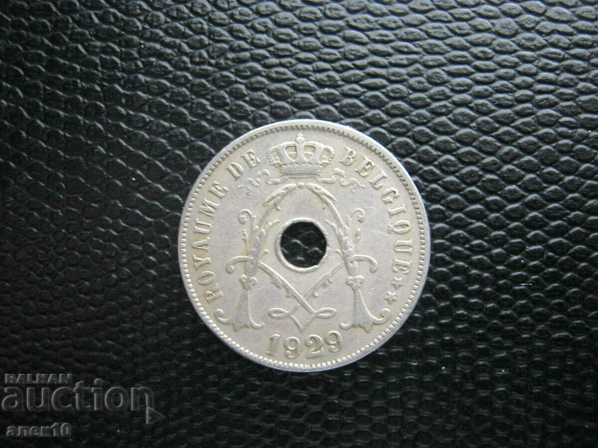 Belgia 25 de cenți 1929