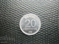 Brazilia 20 centavos 1986