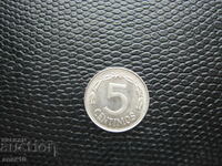 Venezuela 5 centavos 1986