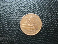Гаяна  5    долар  1996