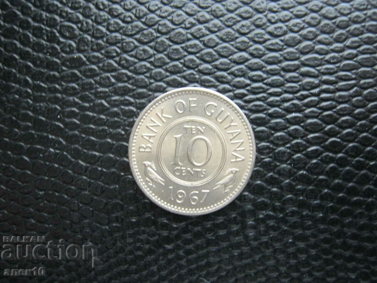 Guyana 10 cenți 1967