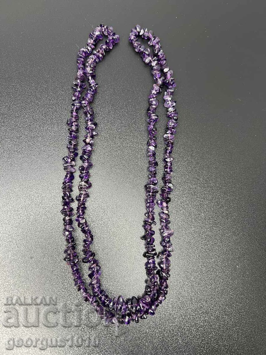 Amethyst necklace #4001