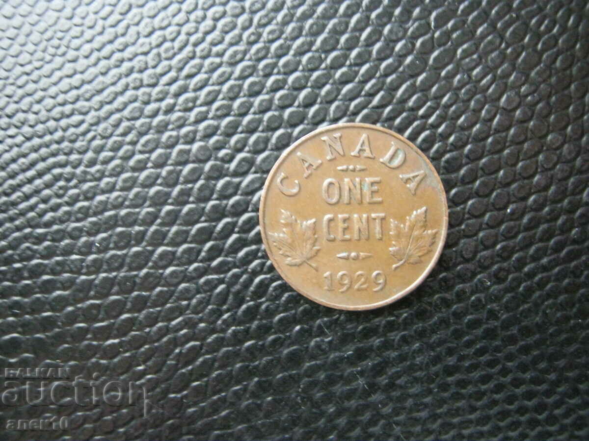 Канада  1  цент   1929