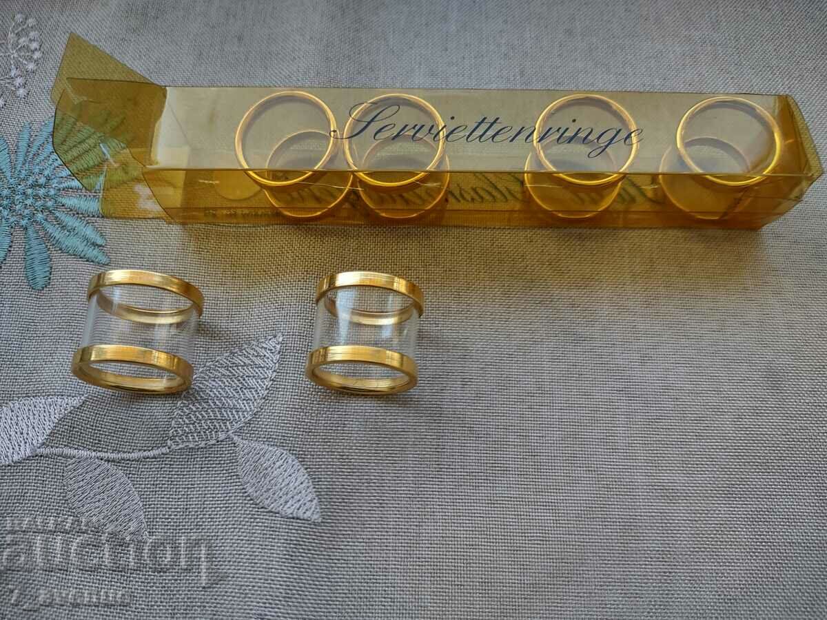 Old napkin rings 6 pieces, 16.05..24 - 5 Old napkin rings 6 pieces, 16.05..24 - 5