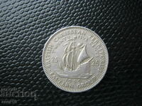 Πρώην. Κράτη της Καραϊβικής 25 σεντς 1959