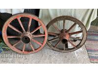 Old wheels for decoration