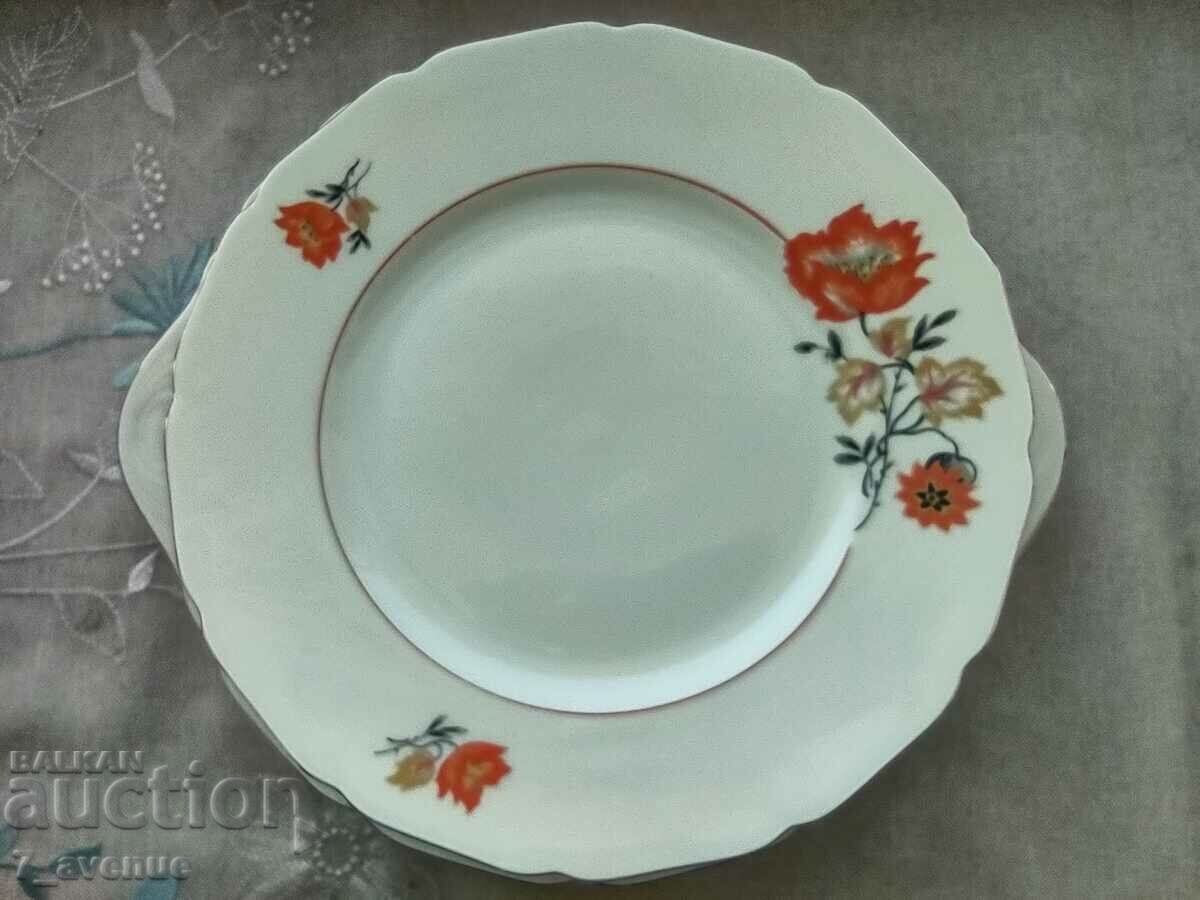 Old porcelain dessert service, 6+1, Altwasser, 16.05.24 with price 220.00 BGN | € 112.48 Old porcelain dessert service, 6+1, Altwasser, 16.05.24 with price 220.00 BGN | € 112.48