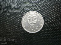 Ο π. Πολυνησία 10 φράγκα 1967