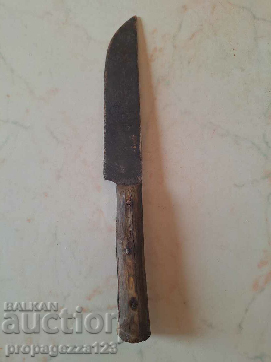 Old, authentic shepherd's knife.