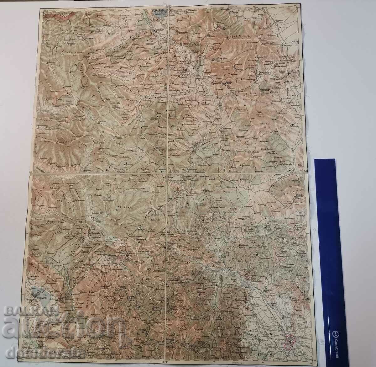 Old Austrian military map of Ioannina with price 100.00 BGN | € 51.13