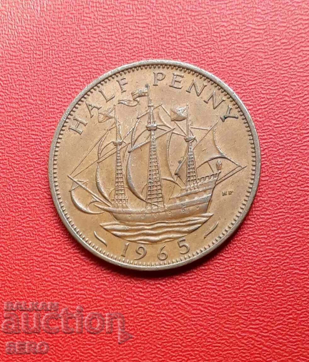 Marea Britanie - 1/2 penny 1965