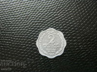 Ceylon 2 cent 1963