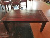 old solid wood coffee table