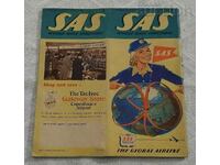 SAS SCANDINAVIAN AIRLINES SYSTEM ORAR MONDIAL 1959