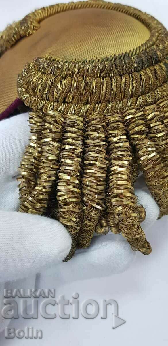 Uniquely rare Russian royal general epaulettes, general 19c. - 9 Uniquely rare Russian royal general epaulettes, general 19c. - 9
