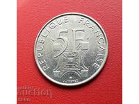 Франция-5 франка 1989-100 г. Айфелова кула