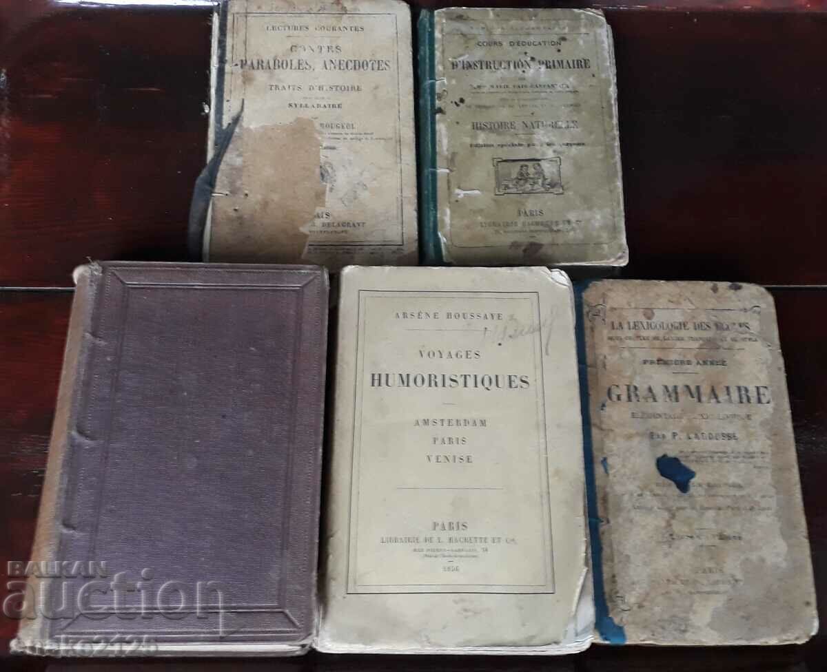 cărți vechi în franceză