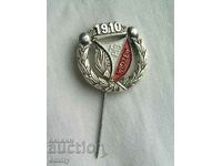 Football badge - Widzew Lodz 1910, Poland