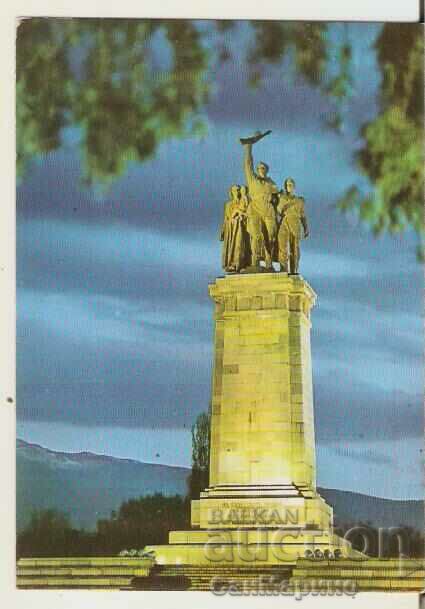 Card Bulgaria Sofia Monument to the Soviet Army 3*