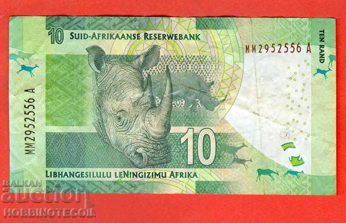 AFRICA DE SUD AFRICA DE SUD 10 Rand CU PUNCTE ediția 2015 KGANUAGO