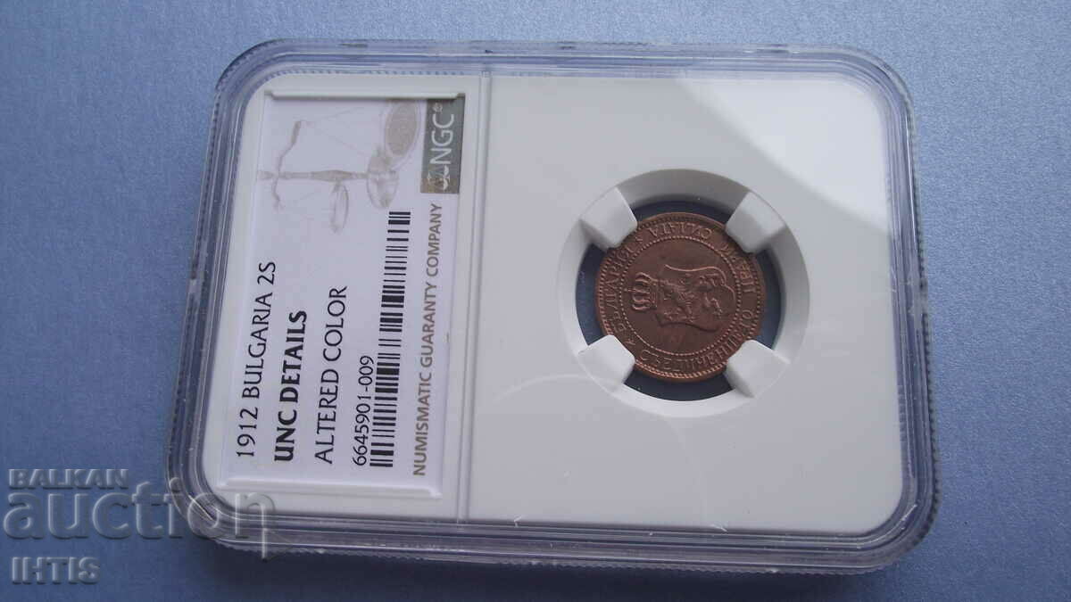 COINS - 2 cents - Two cents 1912 - UNC Details - NGC -