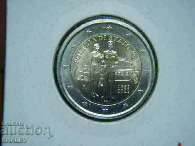 2 euro 2022 Italy "150 years Police" (1) /Italy/ - (2 euro) with price 9.49 BGN | € 4.85 2 euro 2022 Italy "150 years Police" (1) /Italy/ - (2 euro) with price 9.49 BGN | € 4.85