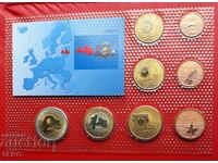 Letonia SET de 8 monede euro dovada 2006