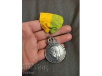 Silver medal Gustav Vl