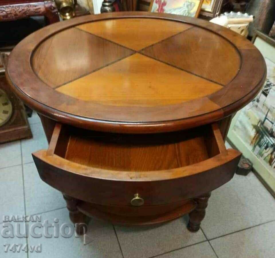 Antique massive table brought from Switzerland