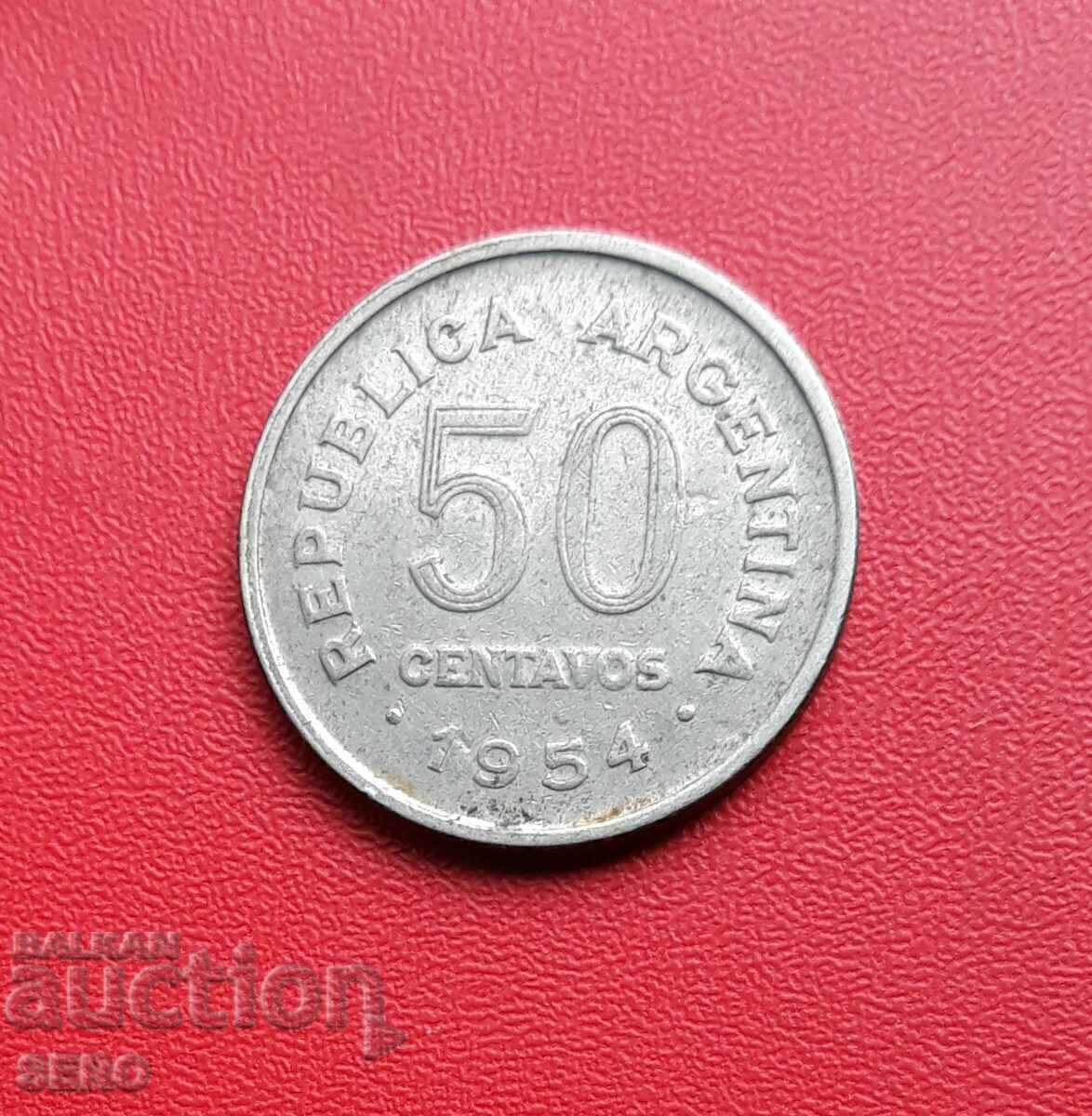 Argentina-50 centavos 1954