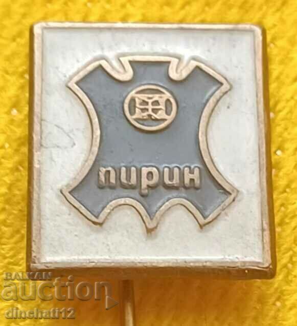 Auction Old sign. SO Pirin - Leather, leather clothing Auction Old sign. SO Pirin - Leather, leather clothing