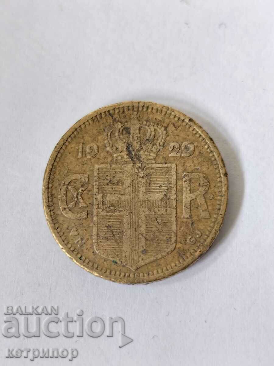 2 kroons Iceland 1929 with price 10.00 BGN | € 5.11