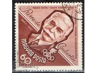 1963. Ungaria. 100 de ani de la nașterea lui Pierre de Coubertin.