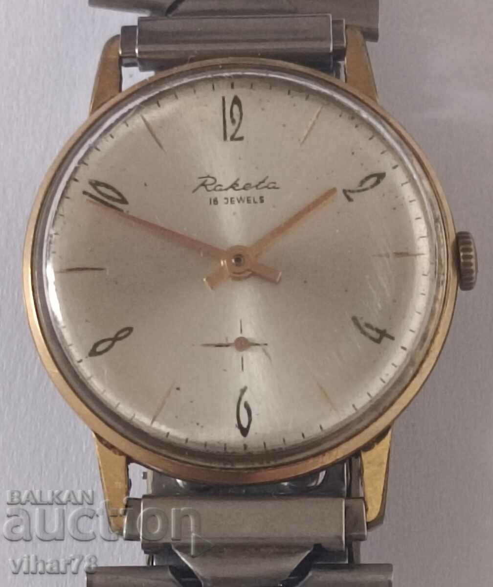 20 MICRON ROCKET MEN'S GOLD WRIST WATCH with price 124.99 BGN | € 63.91 20 MICRON ROCKET MEN'S GOLD WRIST WATCH with price 124.99 BGN | € 63.91