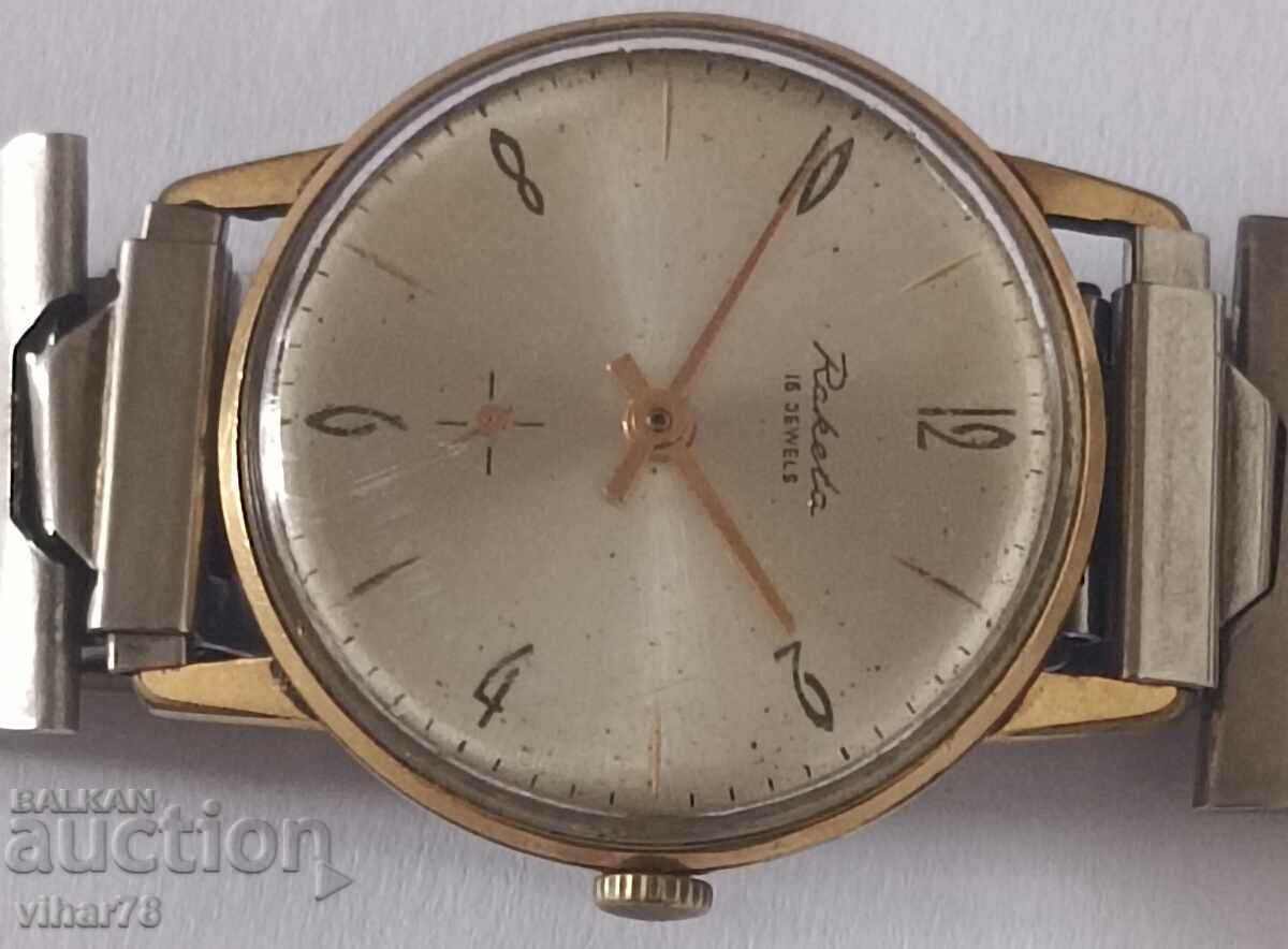 Delivery of 20 MICRON ROCKET MEN'S GOLD WRIST WATCH Delivery of 20 MICRON ROCKET MEN'S GOLD WRIST WATCH