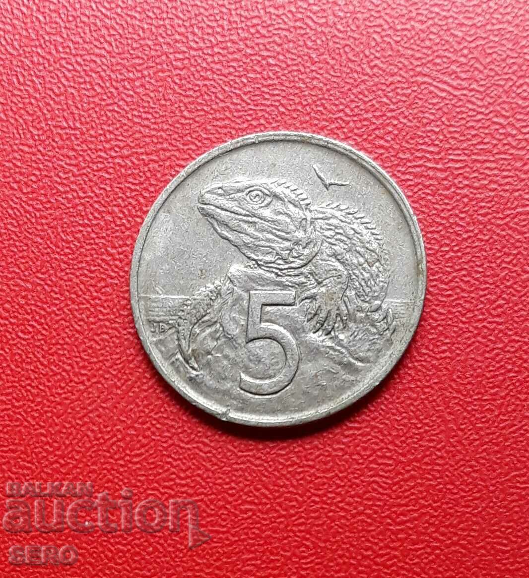 New Zealand - 5 cents 1978