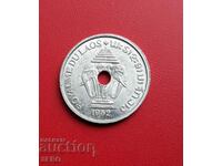 Laos-20 cents 1952