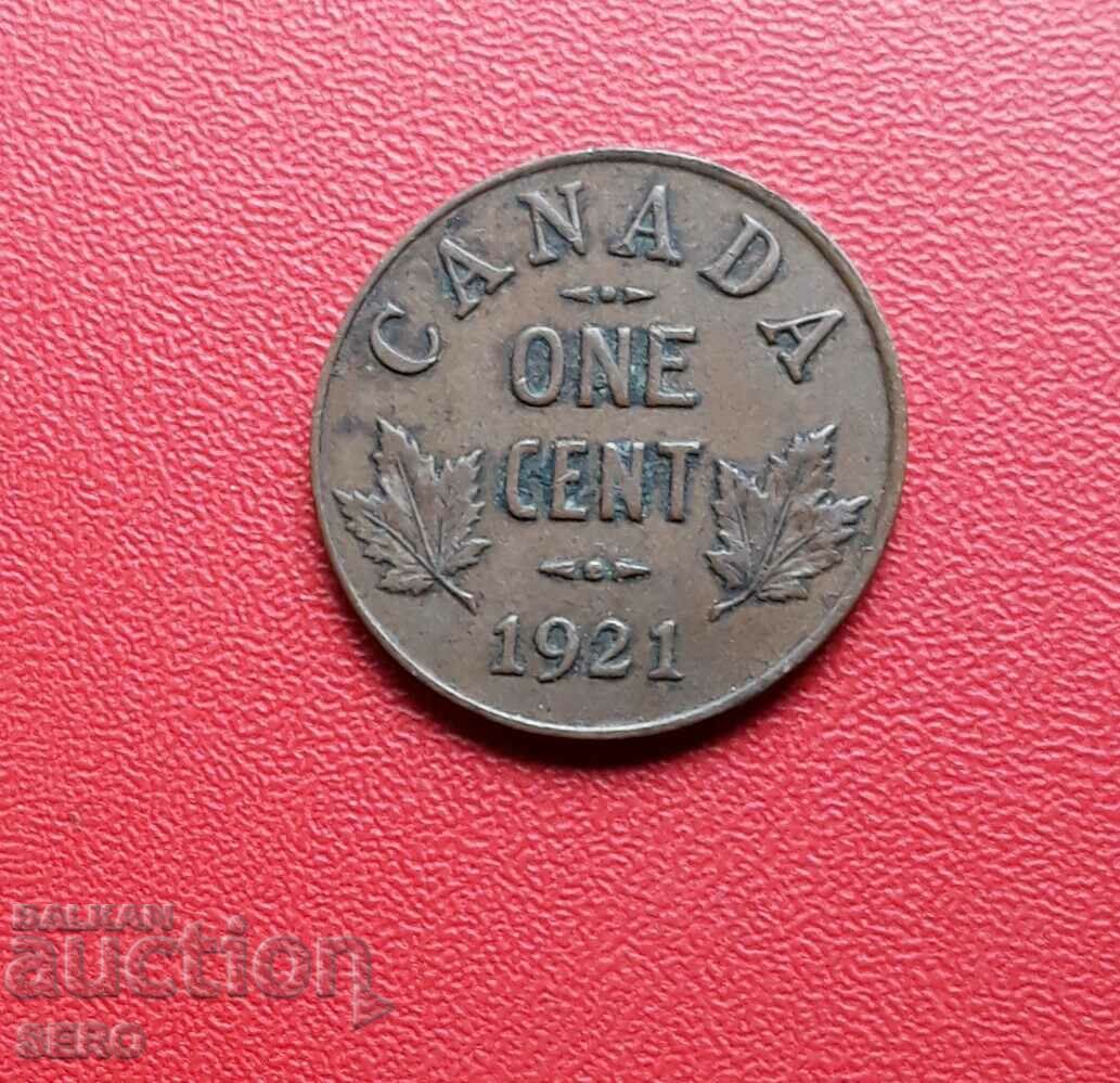 Канада-1 цент 1921