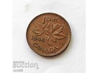 Канада 1 цент 1948