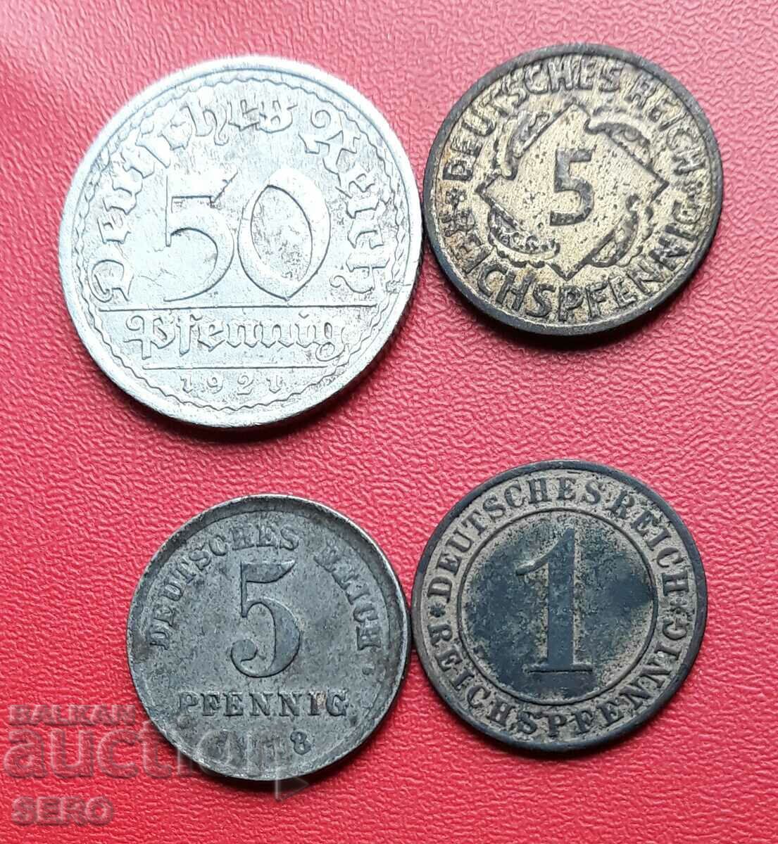 Germany-lot 4 coins