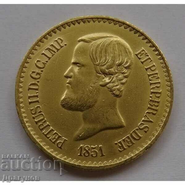 20,000 Reyes 1851 Pedro II-Brazil