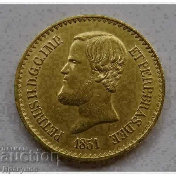 20,000 Reyes 1851 Pedro II-Brazil