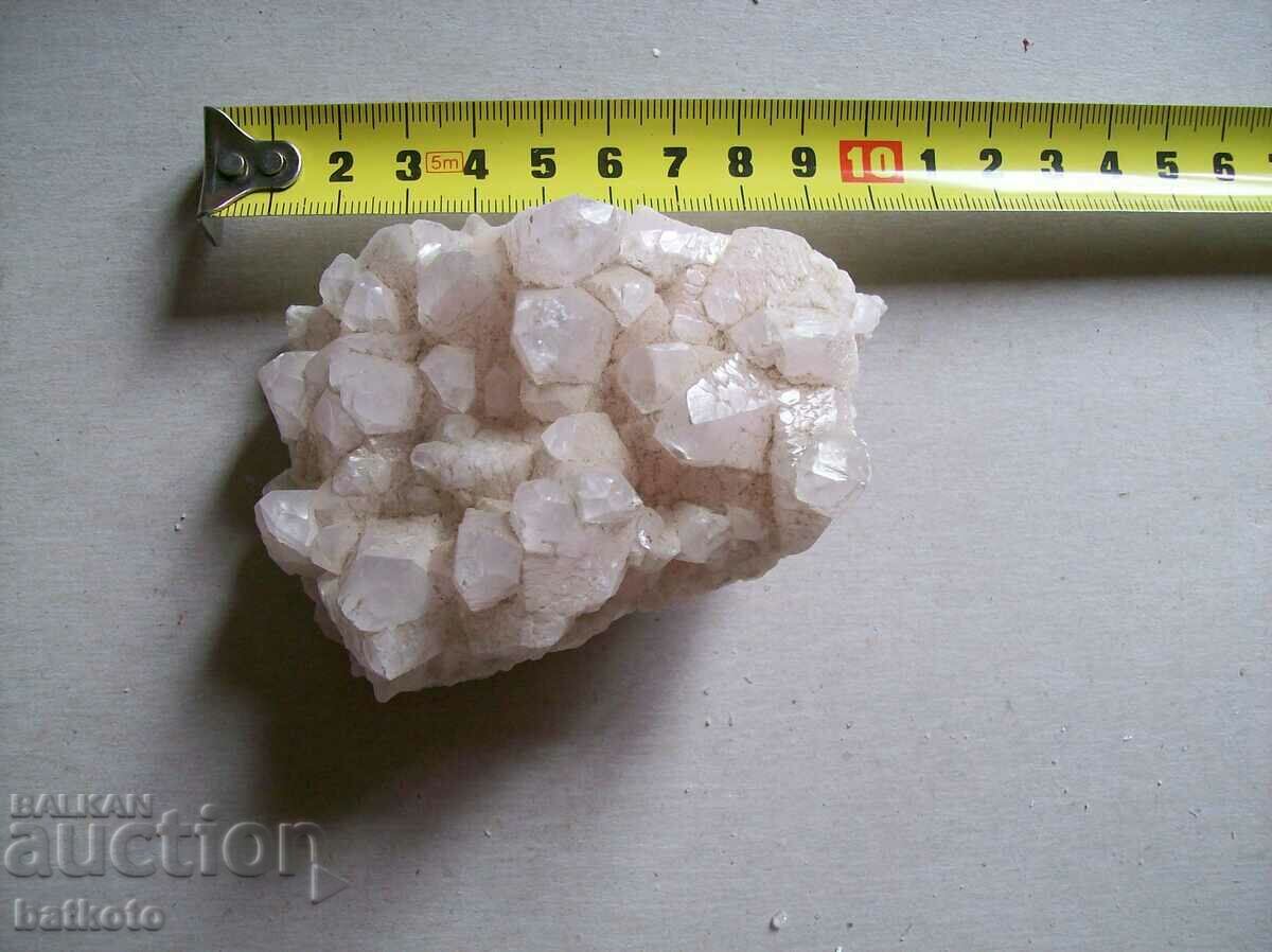BEAUTIFUL QUARTZ DRUZE, MOUNTAIN CRYSTAL MINERAL FROM RUDOZEM
