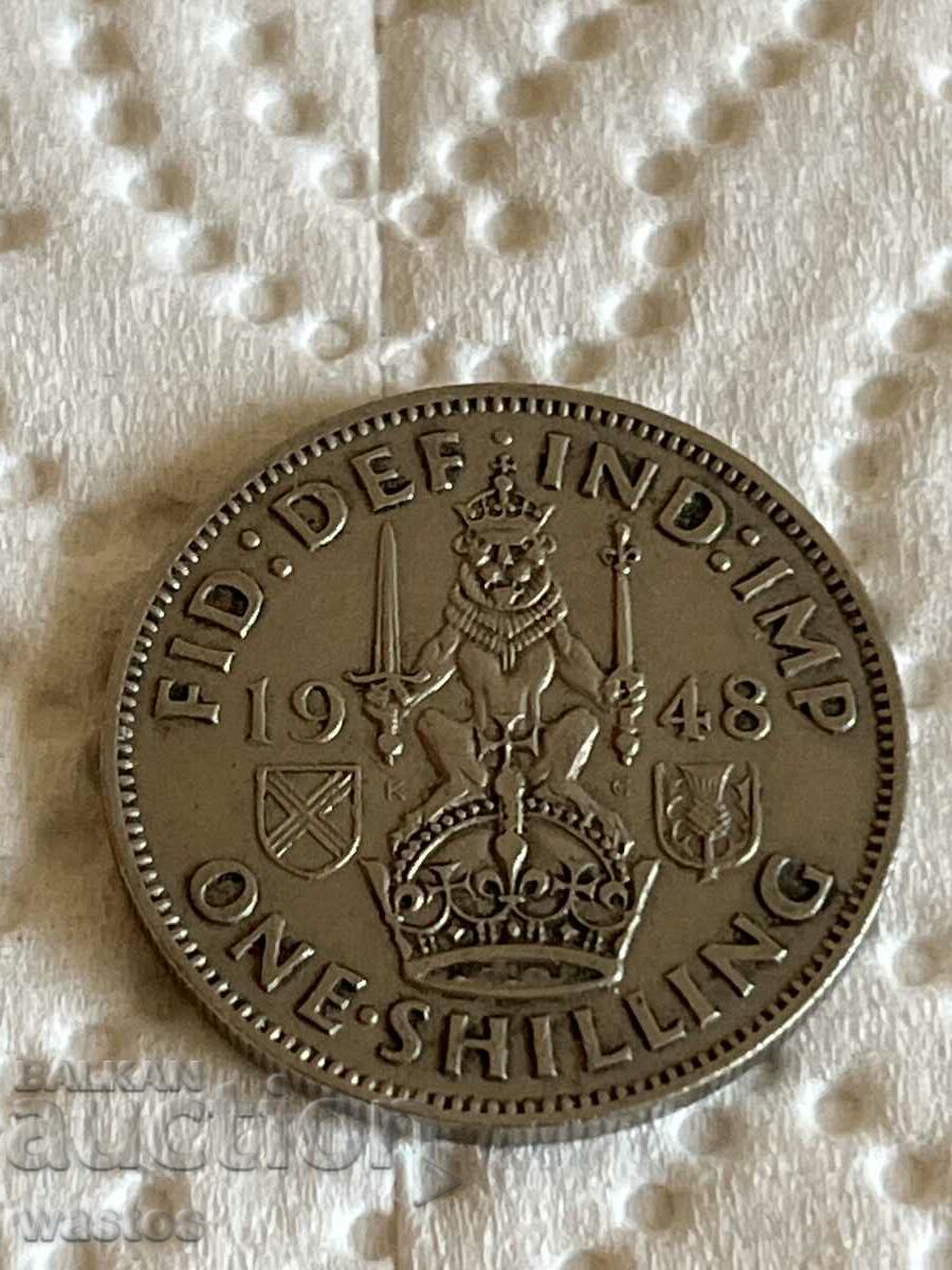 Англия 1948 шилинг