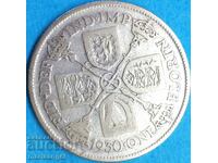 Великобритания 1 флорин 1930 Джордж  V  сребро