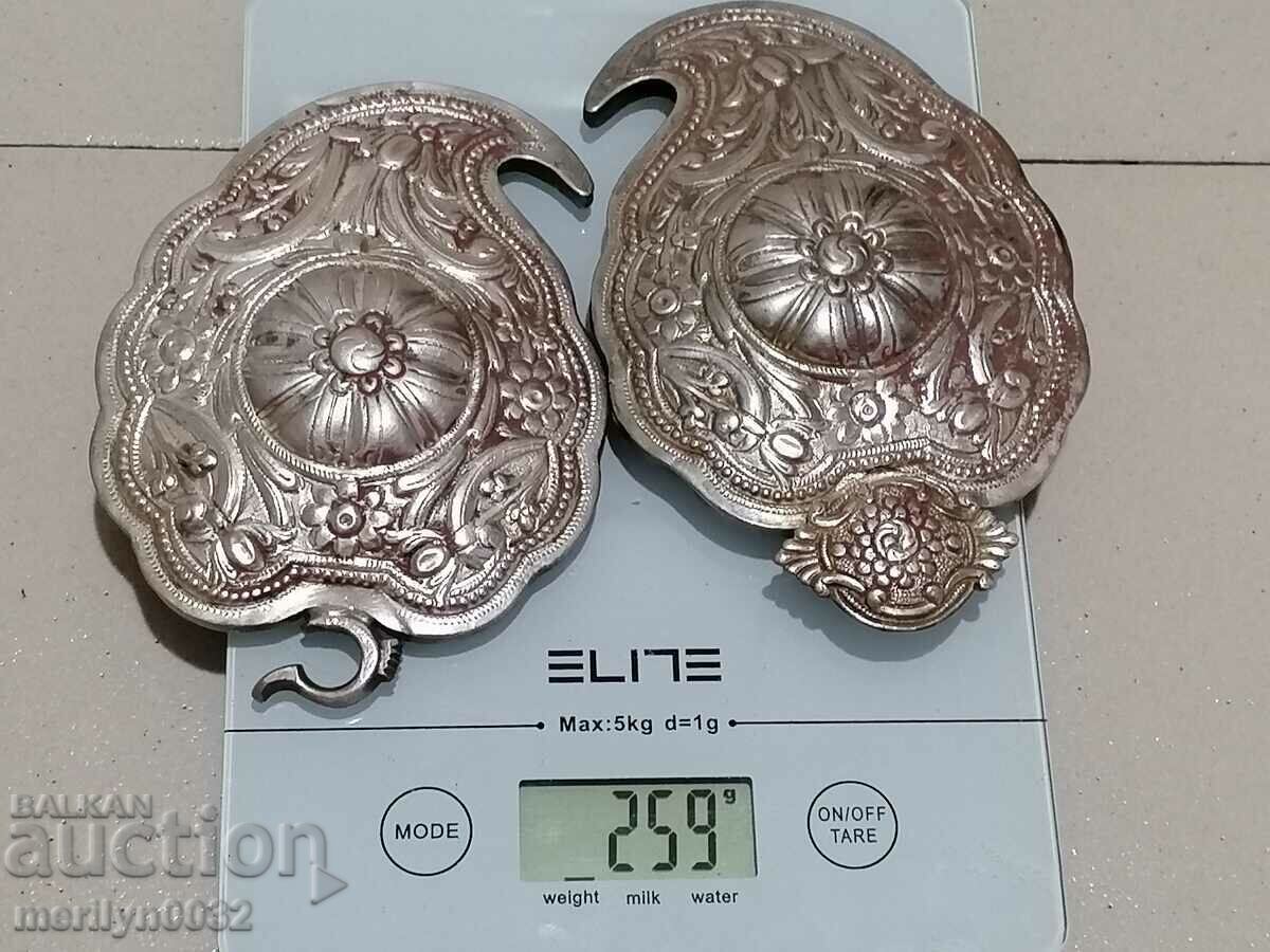 Възрожденски чукани сребърни пафти пафта чопраз сребро - 5 Възрожденски чукани сребърни пафти пафта чопраз сребро - 5